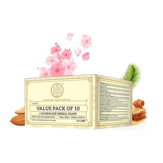 Khadi Natural Handmade Herbal Soap Combo - Enriched with Essential Oils Khadi Natural Handmade Herbal Soap Combo - Enriched with Essential Oils