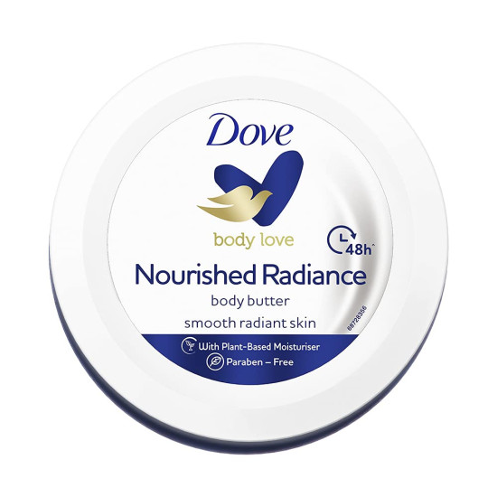 Dove Body Love Nourished Radiance Body Butter - 48hrs Moisturisation