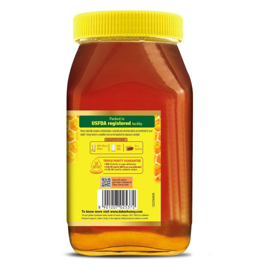 Dabur Honey - 500g | 100% Pure | No Sugar Adulteration