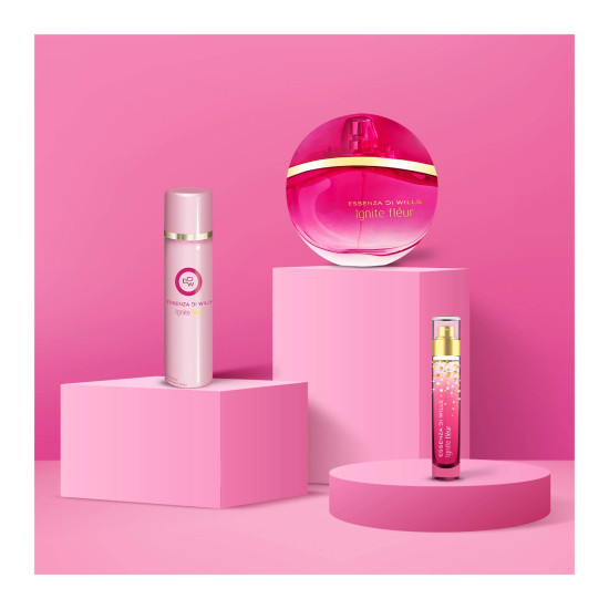 EDW Essenza Ignite Fleur Luxury Eau De Toilette for Women - Enchanting Fragrance