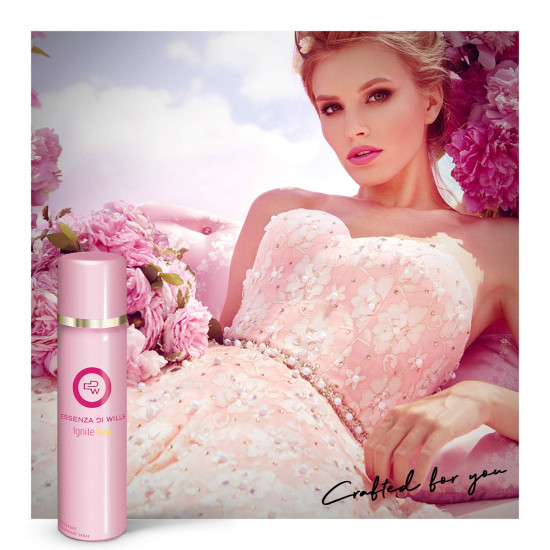 EDW Essenza Ignite Fleur Luxury Deodorant for Women - Long Lasting Fragrance