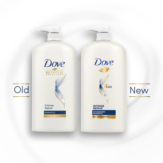 Dove Intense Repair Shampoo 1 L - Repair & Strengthening Formula