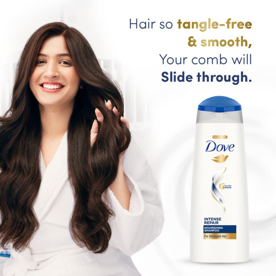 Dove Intense Repair Shampoo 1 L - Repair & Strengthening Formula