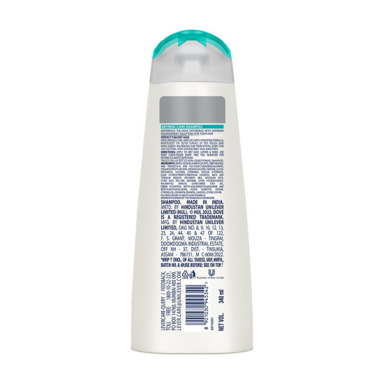 Dove Dryness Care Shampoo 340 ml - Pro-Moisture Complex for Dry Hair