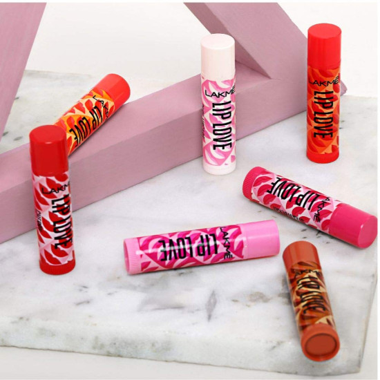 Lakme Lip Love Chapstick Cherry - Hydrating Lip Balm with SPF 15