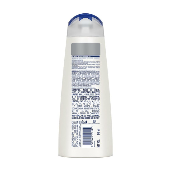 Dove Intense Repair Shampoo - Smooth & Strengthen Dry & Frizzy Hair