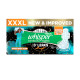 Whisper Bindazzz Nights 10 XXXL Sanitary Pads, Upto 0% Leaks All Night Long, For Super Heavy Flow, Nearly 75% Longer with Wider Back, Double hug wings keep pad in place , Disposable Wrapper