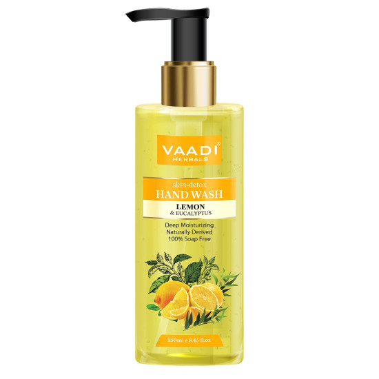 Vaadi Herbals Skin Detox Lemon and Eucalyptus Hand Wash - Refreshing Cleanse