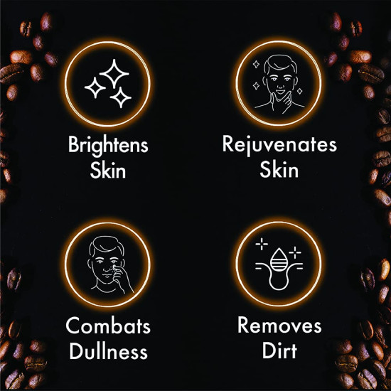 Pond's Men Energy Bright Anti-Dullness Facewash - Instant Brightness with Coffee Bean