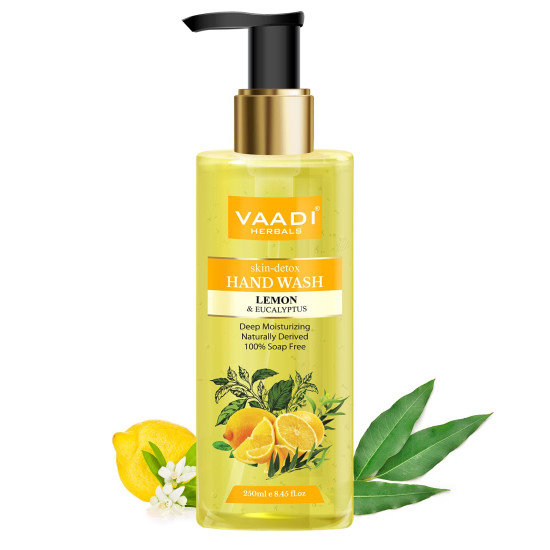 Vaadi Herbals Luxurious Handwash - Nourishing Lemon, Olive & Rose