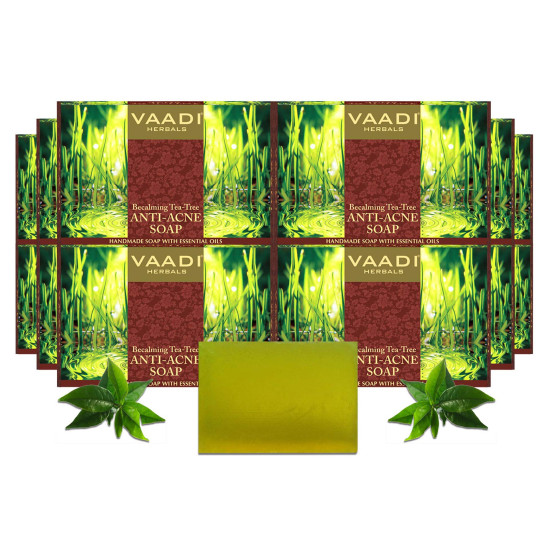 Vaadi Herbals Becalming Tea Tree Soap - Anti Acne Therapy