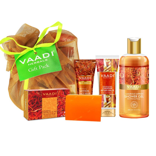 VAADI HERBALS Luxurious Saffron Skin Whitening Set - Radiant Complexion