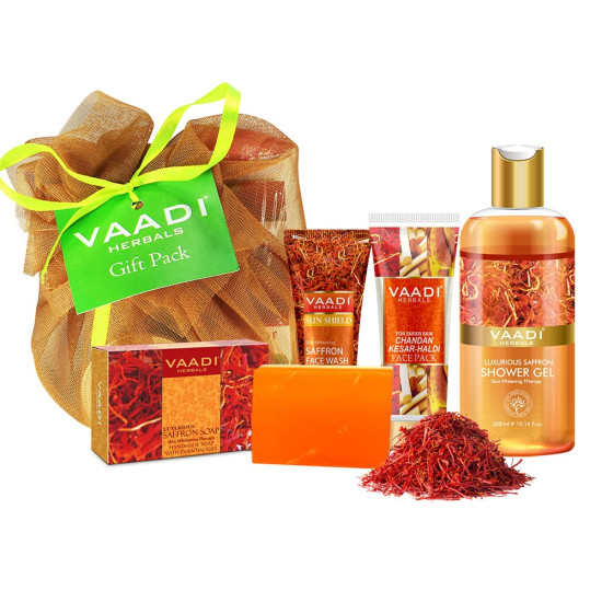 VAADI HERBALS Luxurious Saffron Skin Whitening Set - Radiant Complexion
