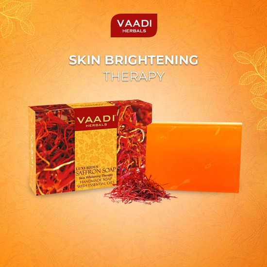 Vaadi Herbals Luxurious Saffron Soap - Skin Whitening Therapy