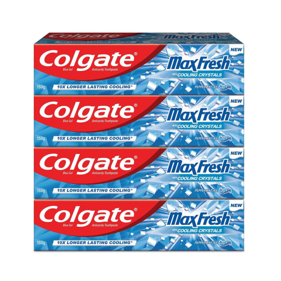 Colgate MaxFresh Toothpaste - Intense Freshness with Menthol