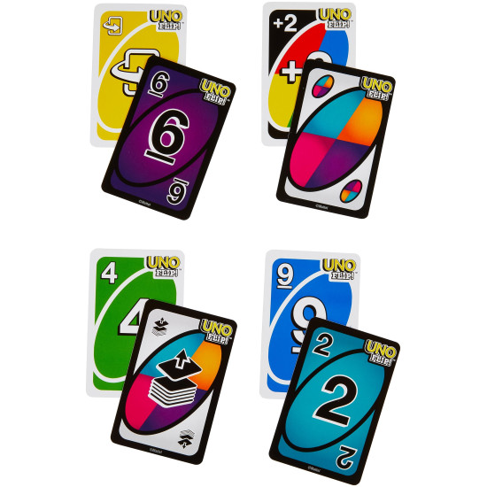 Mattel Games UNO Flip Side Card Game - Double-Sided Deck Fun
