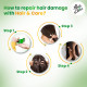 Hair & Care Triple Blend Damage Repair Non-Sticky Hair Oil - Enriched with Aloe Vera, Olive Oil & Green Tea