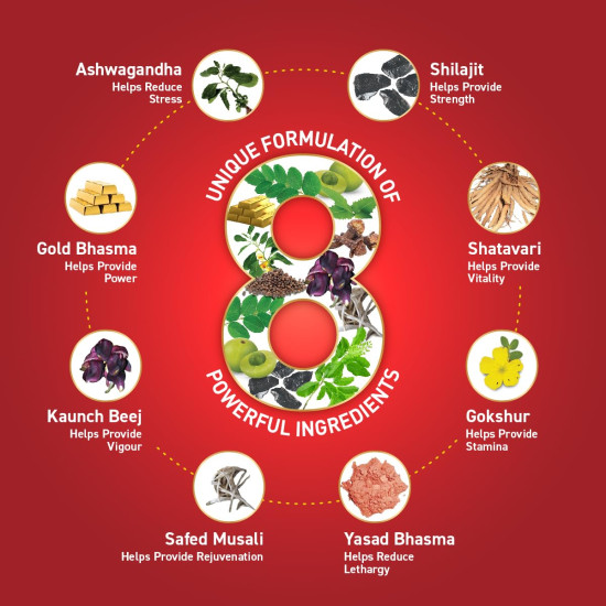 Zandu Vigorex Gold Ayurvedic Daily Energizer - Boost Energy and Vitality