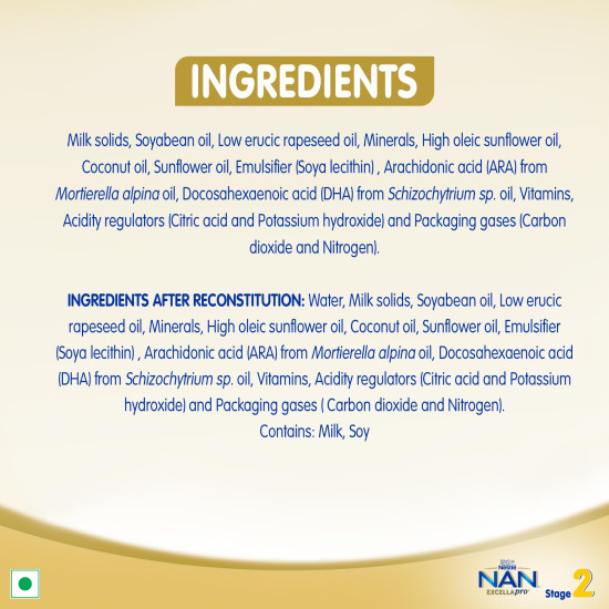 Nestlé NAN EXCELLAPRO 2 Follow-Up Formula - DHA & Vitamins Enriched