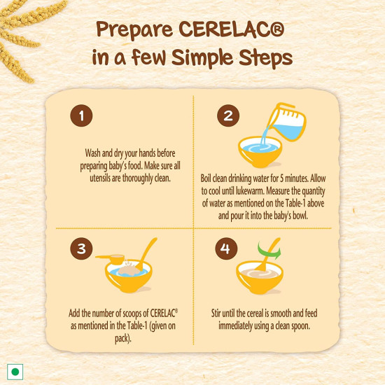 Nestle Cerelac Baby Cereal with Milk, Ragi Apple - Source of Iron & Protein