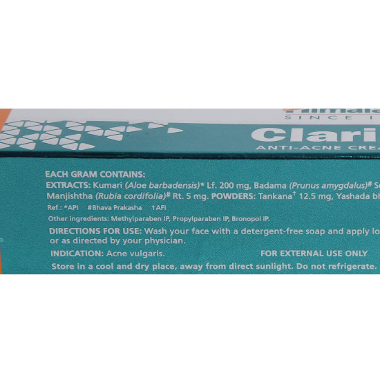Himalaya Clarina Anti Acne Cream - Effective Acne Treatment