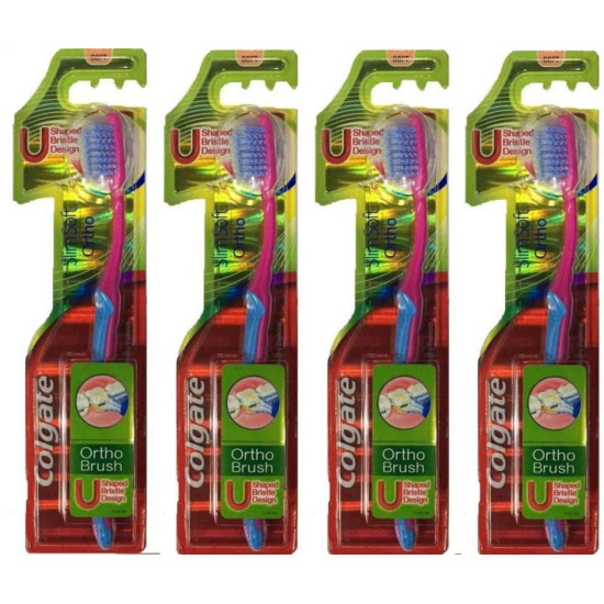 Colgate Ortho Brush Slim Soft Toothbrush - Whole Mouth Cleaner