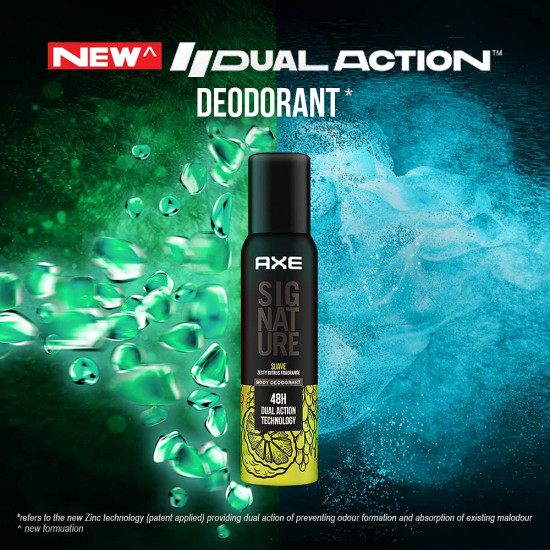 Axe Signature Suave Deodorant - Long Lasting Fragrance for Men