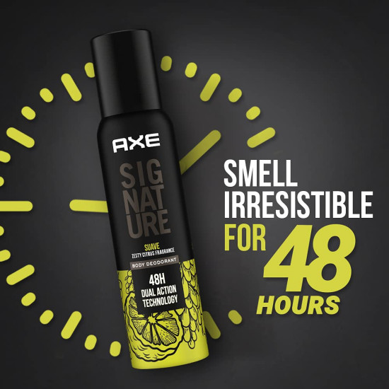 Axe Signature Suave Deodorant - Long Lasting Fragrance for Men