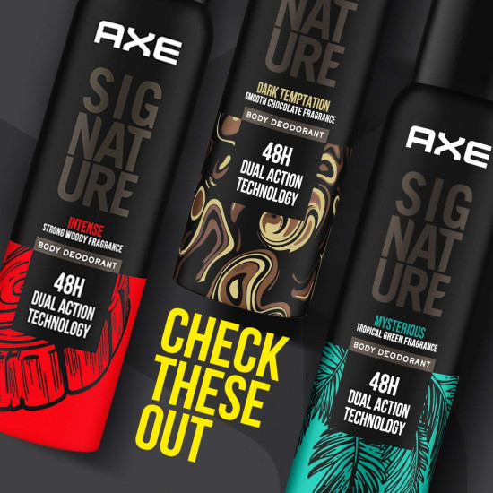 Axe Signature Maverick No Gas Body Deodorant for Men 154 ml - Invigorating Freshness