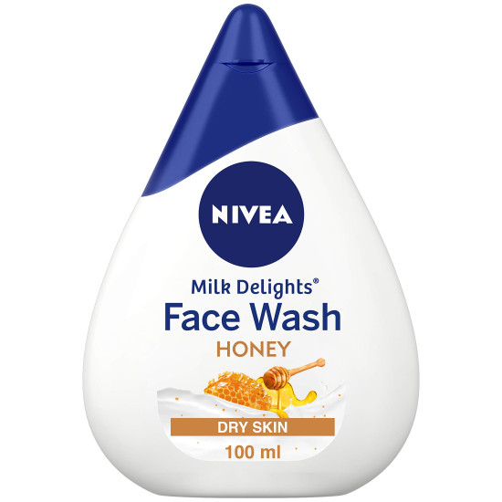 NIVEA Milk Delights Face Wash Moisturizing Honey - For Dry Skin