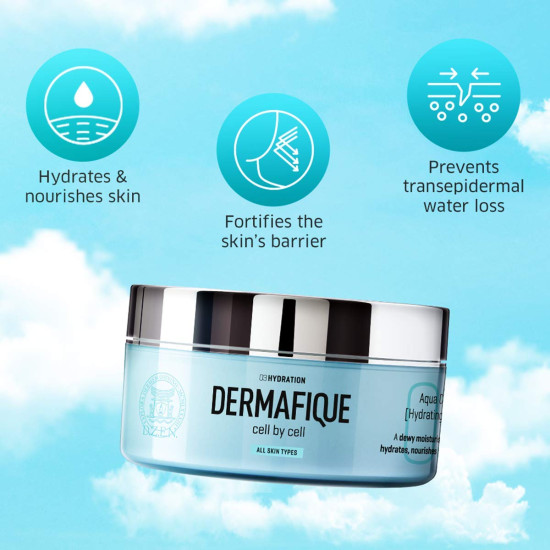 Dermafique Aqua Cloud Light Moisturising Crème - Hydrating Skincare for Glowing Skin