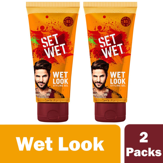 Set Wet Daily Hair Styling Gel for Men - Wet Look & Pro Vitamin B5