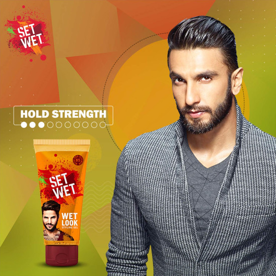 Set Wet Daily Hair Styling Gel for Men - Wet Look & Pro Vitamin B5