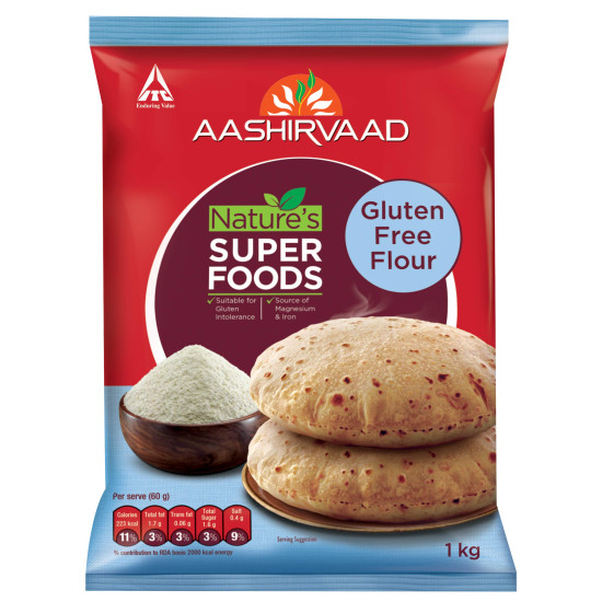Aashirvaad Nature's Superfoods Gluten Free Flour - Super Nutritious & Gluten-Free