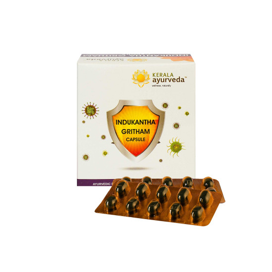 Kerala Ayurveda Indukantha Gritham Capsule - Herbal Ayurvedic Formula