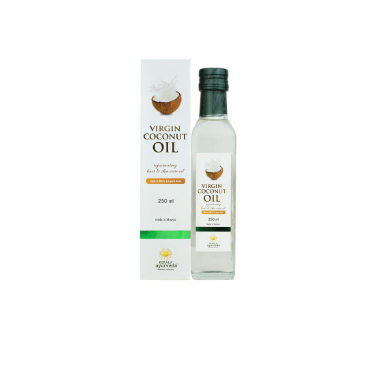 Kerala Ayurveda Cold-Pressed Virgin Coconut Oil - Nourishes & Strengthens Hair & Skin