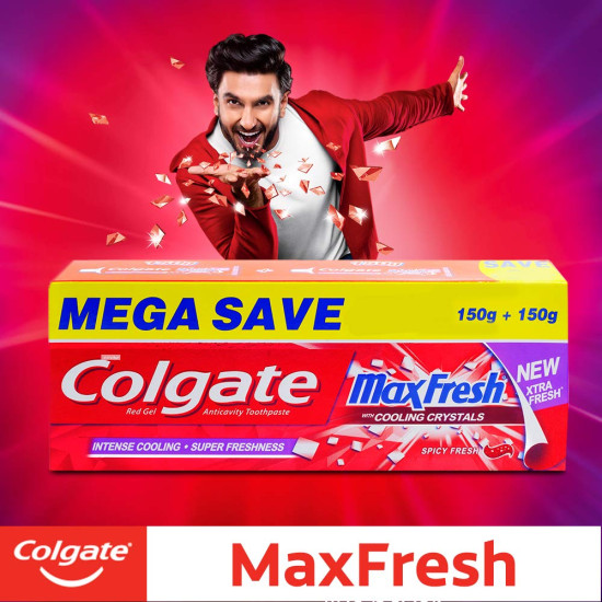 Colgate Maxfresh & Active Salt Toothpaste - Dual Pack for Freshness & Oral Health Colgate Maxfresh & Active Salt Toothpaste - Dual Pack for Freshness & Oral Health