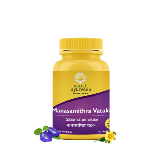 Kerala Ayurveda Manasamithravatakam - Natural Stress Relief Tablets