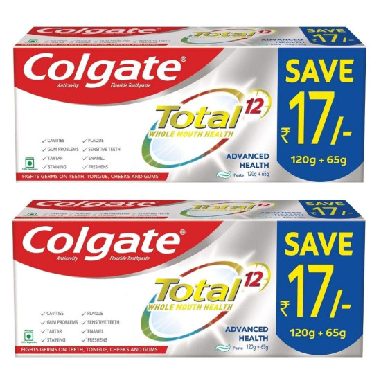 Colgate Total Deep Clean Sensitivity Relief Toothpaste - Cavity Protection & Plaque Removal