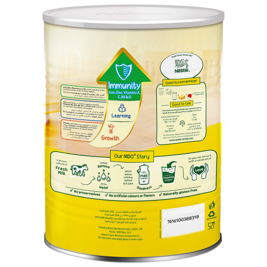 Nido Fortified Milk Powder 900g - Nutritious Family Milk
