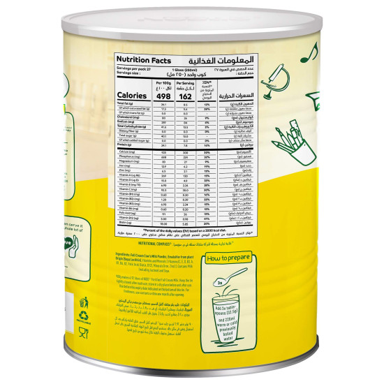 Nido Fortified Milk Powder 900g - Nutritious Family Milk