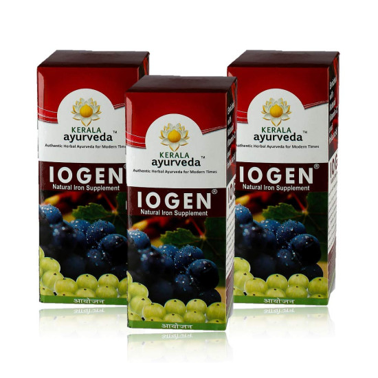 Kerala Ayurveda Iogen 200ml (Pack Of 3) - Natural Iron Supplement Kerala Ayurveda Iogen 200ml (Pack Of 3) - Natural Iron Supplement