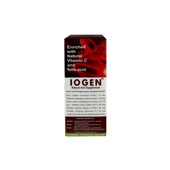 Kerala Ayurveda Iogen 200ml (Pack Of 3) - Natural Iron Supplement Kerala Ayurveda Iogen 200ml (Pack Of 3) - Natural Iron Supplement