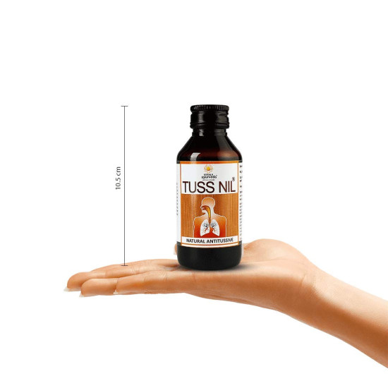 Kerala Ayurveda Tuss Nil Syrup 100 ml - Natural Antitussive for Dry Cough