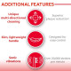 Colgate ProClinical 150 Battery Powered Electric Toothbrush Refills - Advanced Plaque Removal