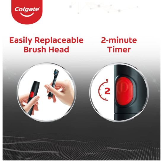 Colgate ProClinical 150 Charcoal Sonic Electric Toothbrush - Deep Clean Technology Colgate ProClinical 150 Charcoal Sonic Electric Toothbrush - Deep Clean Technology