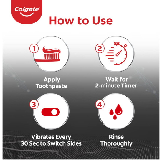 Colgate ProClinical 150 Charcoal Sonic Electric Toothbrush - Deep Clean Technology Colgate ProClinical 150 Charcoal Sonic Electric Toothbrush - Deep Clean Technology