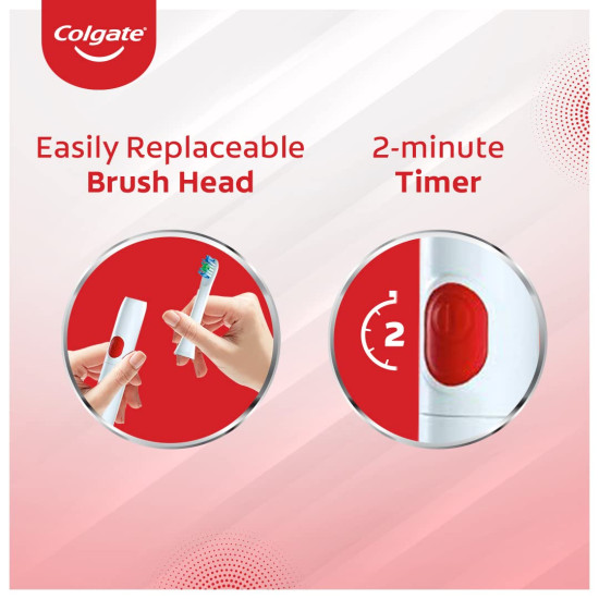 Colgate ProClinical 150 Battery Powered Electric Toothbrush - Superior Cleaning