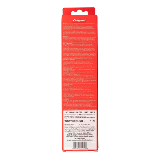 Colgate ProClinical 150 Battery Powered Electric Toothbrush - Superior Cleaning