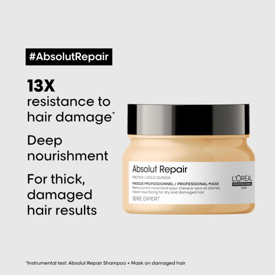 L'OREAL PROFESSIONNEL PARIS Serie Expert Absolut Repair Mask - Deep Conditioning for Dry Hair